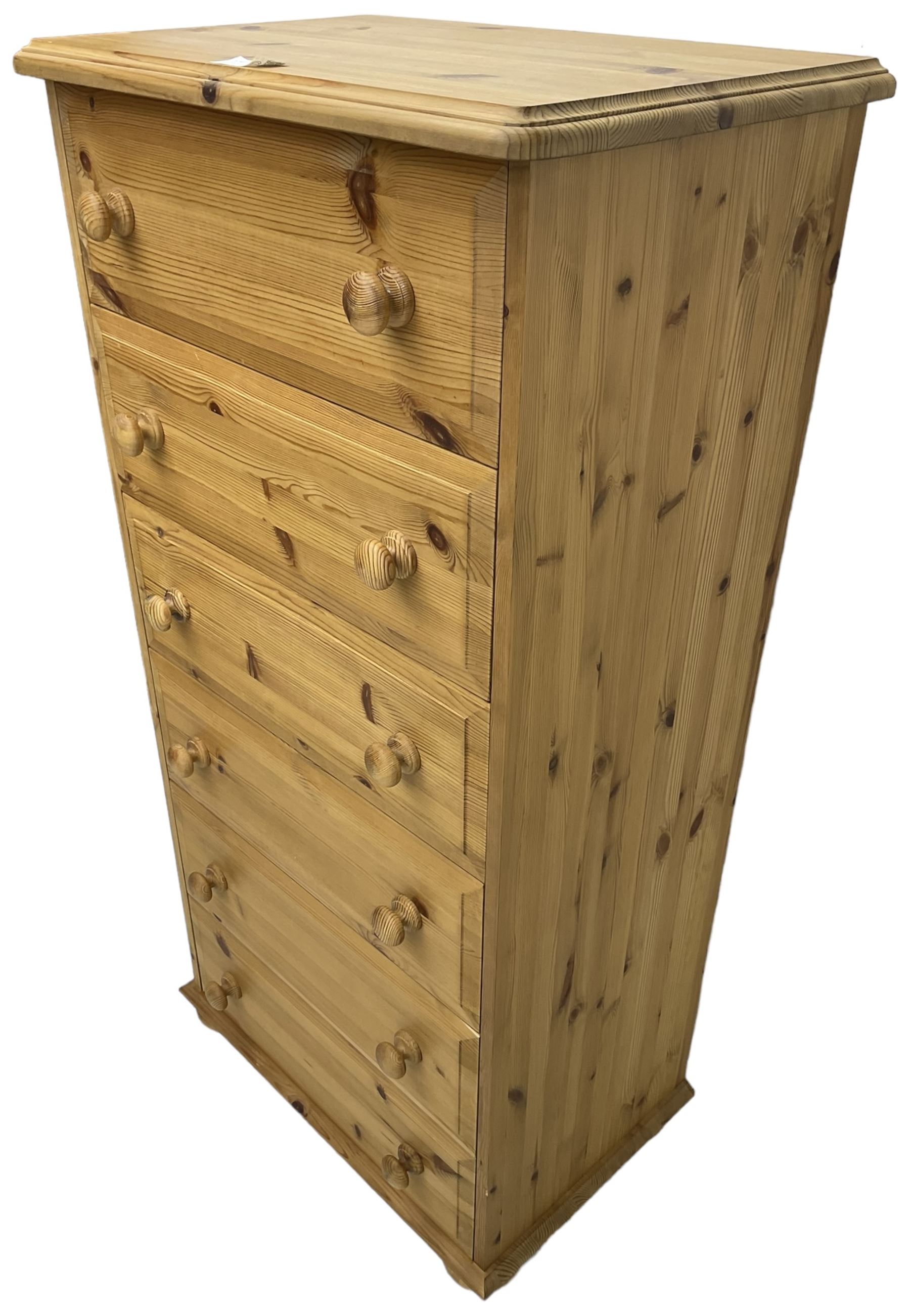 Traditional pine tall chest - Image 6 of 6