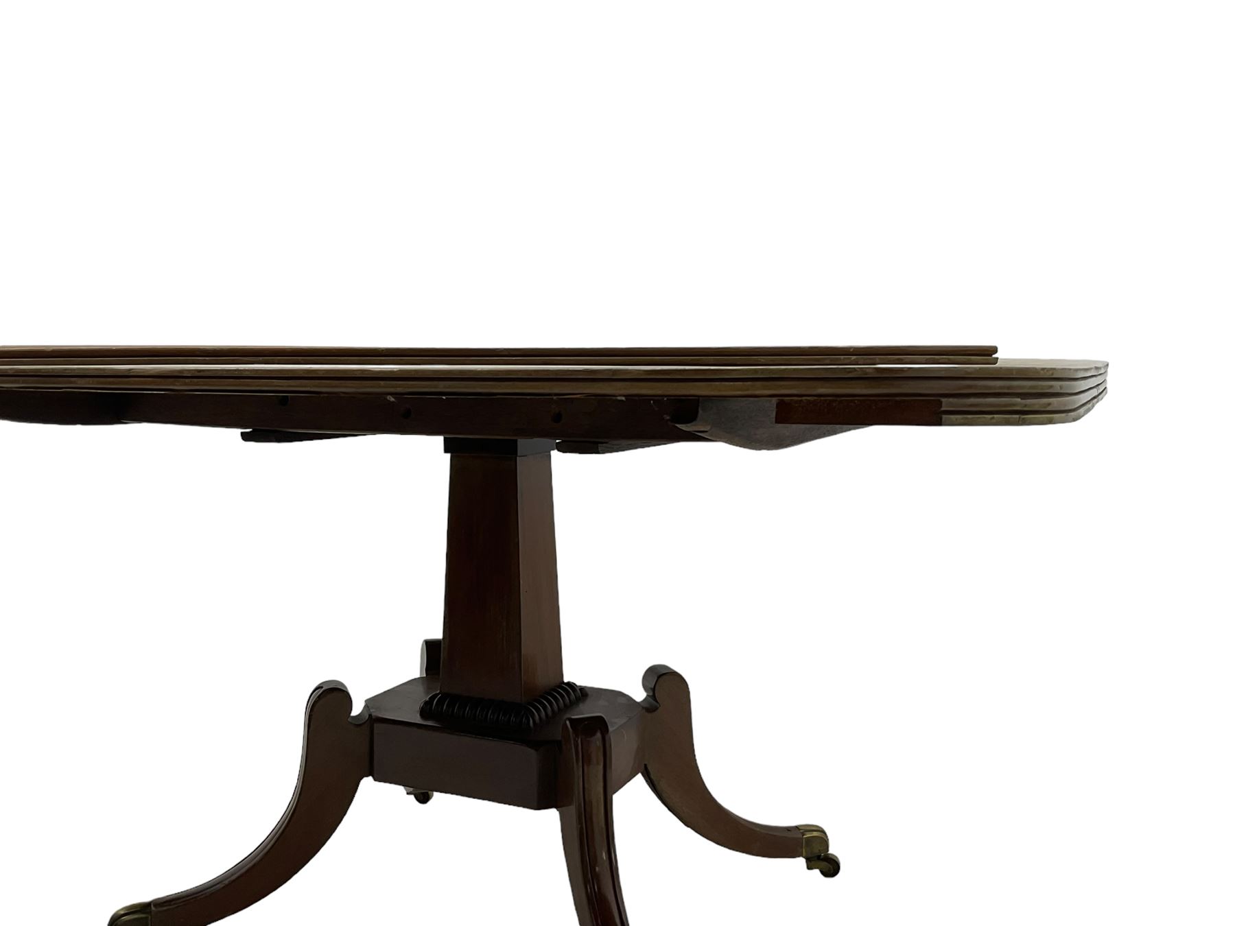 Regency mahogany dining table - Image 5 of 5