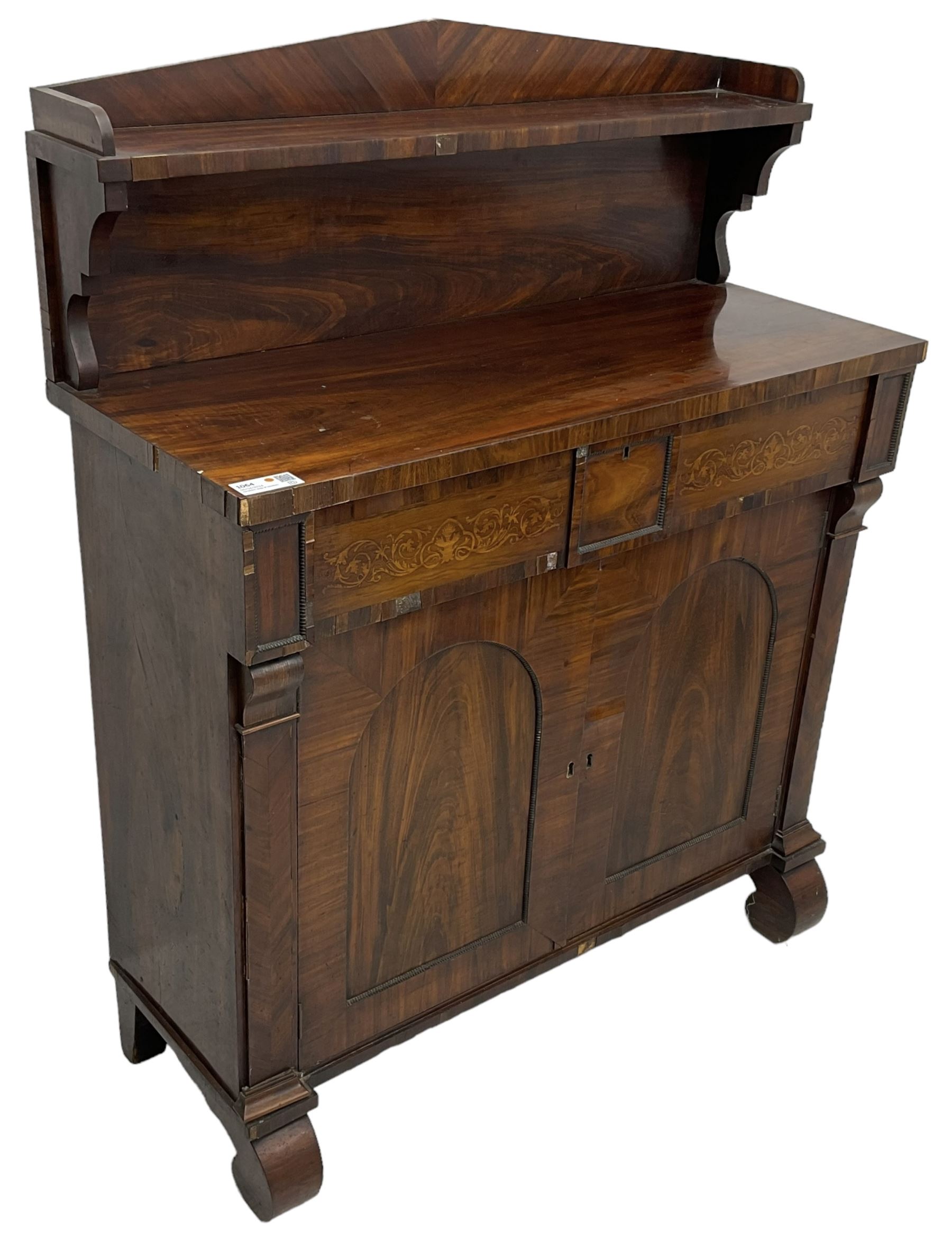 Early 19th century rosewood chiffonier - Image 3 of 7
