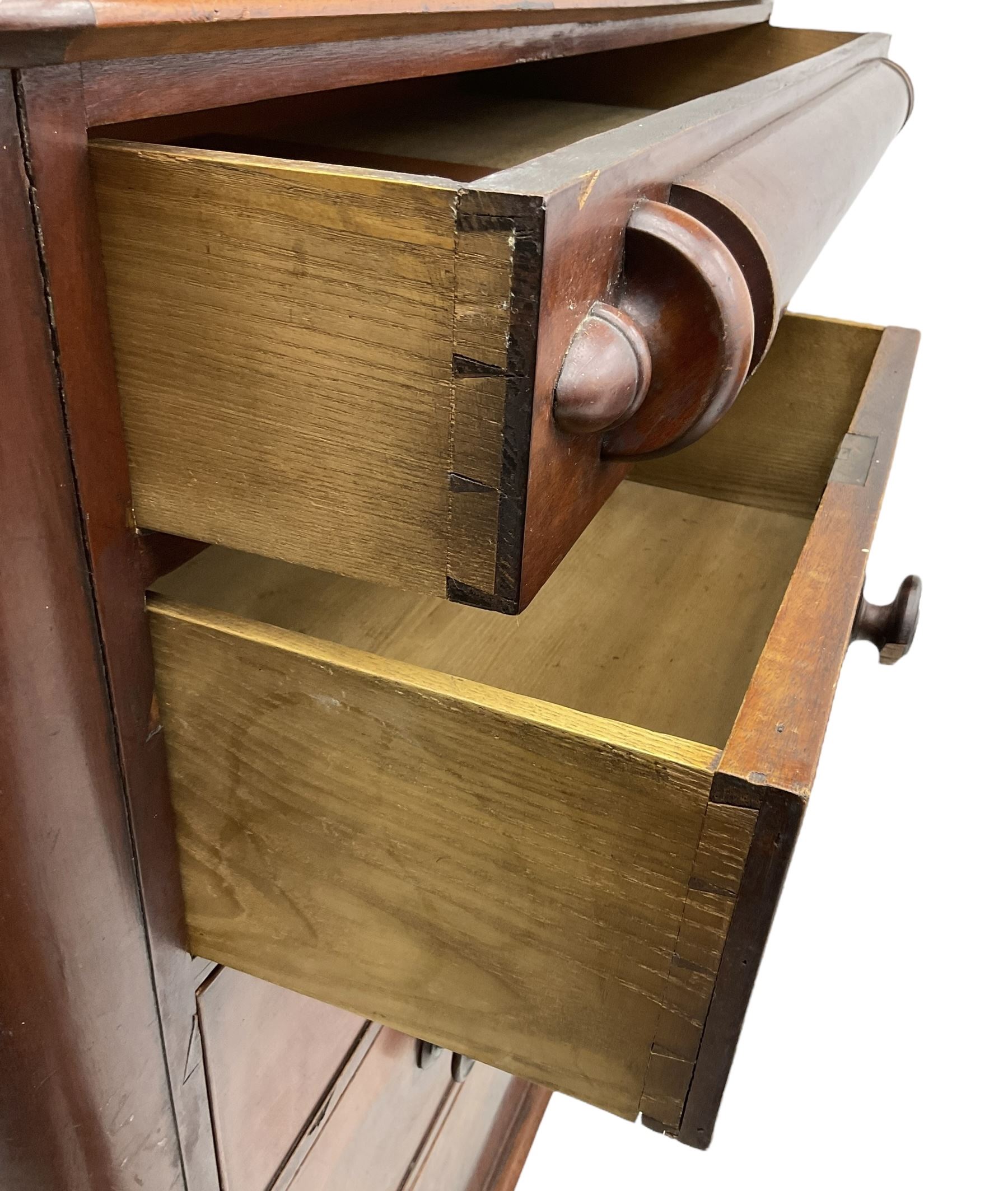 Victorian mahogany chest - Image 7 of 7