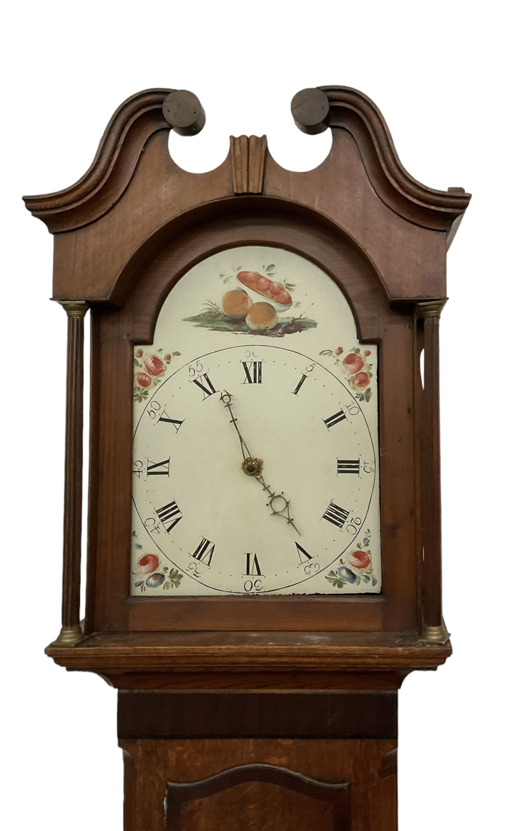 19th century - Oak cased 30-hr longcase clock - Image 4 of 6
