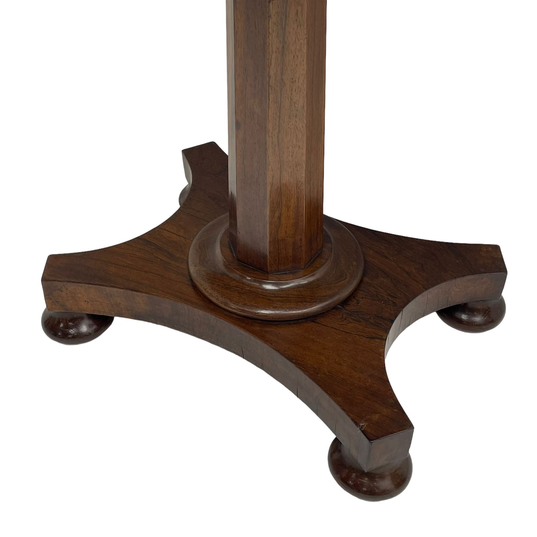 Early Victorian rosewood card table - Image 6 of 11