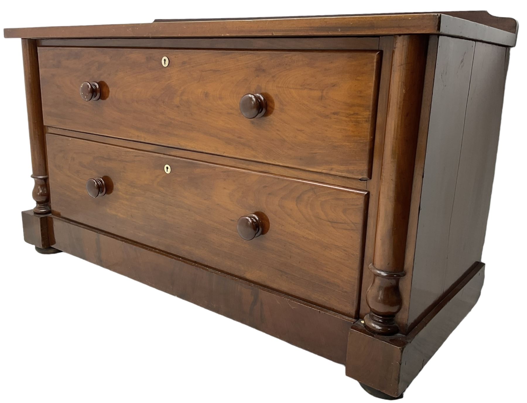 Victorian mahogany chest - Image 5 of 8