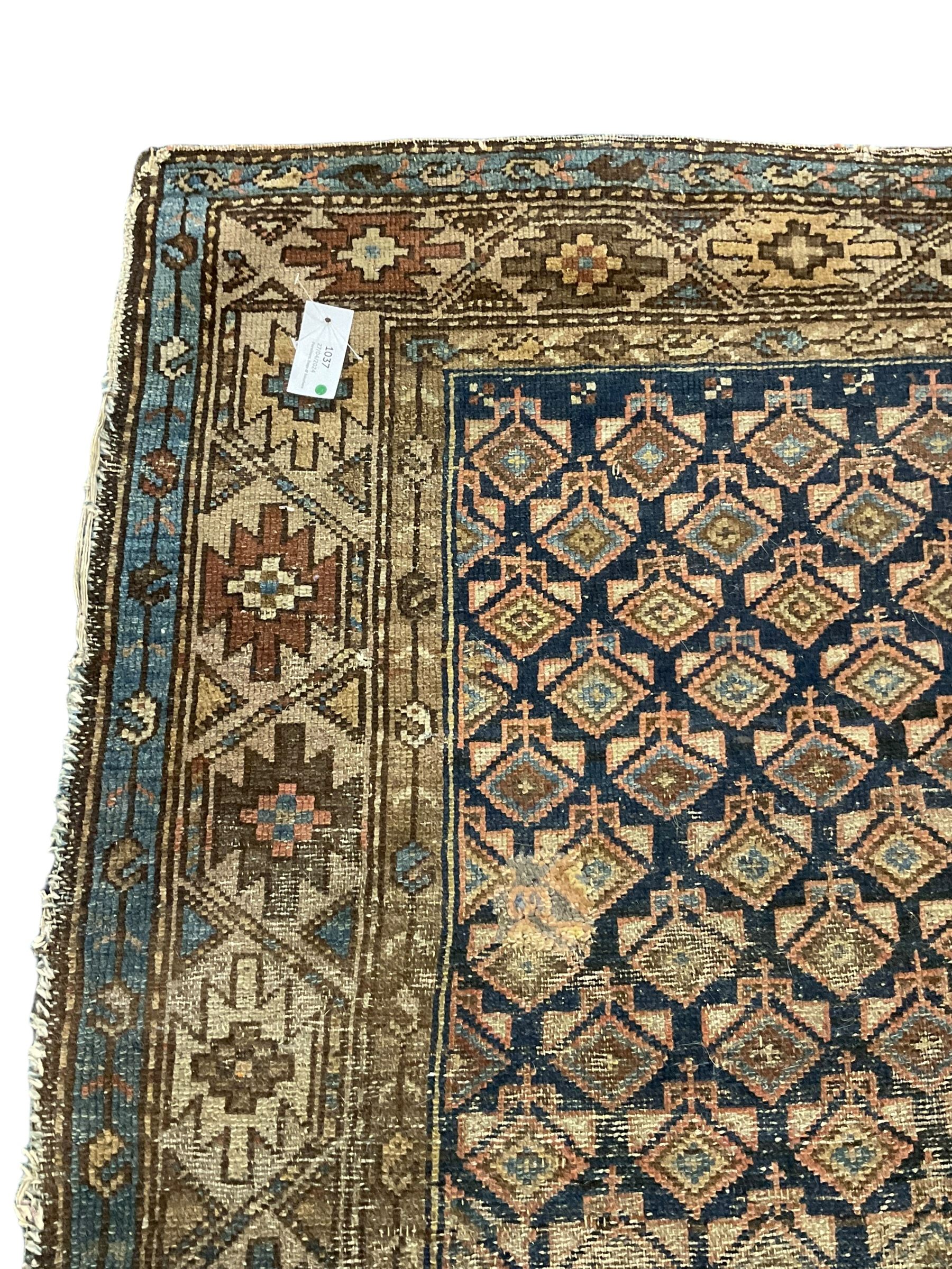 Caucasian indigo ground rug - Image 2 of 6