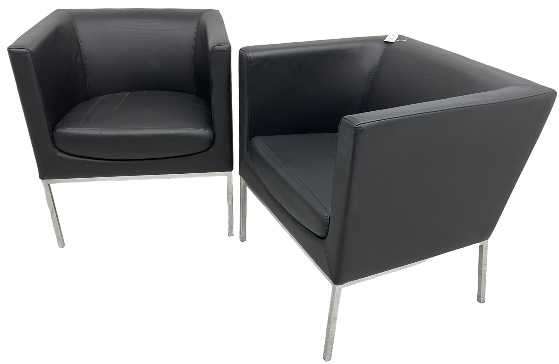 Orangebox - pair of contemporary 'Drift' tub armchairs - Image 3 of 7
