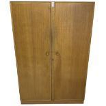 Meredew - mid-20th century oak single wardrobe (W61cm