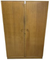 Meredew - mid-20th century oak single wardrobe (W61cm