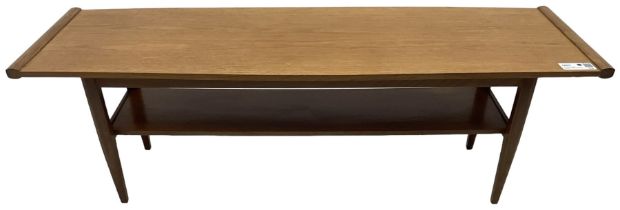 Mid-20th century teak rectangular coffee table