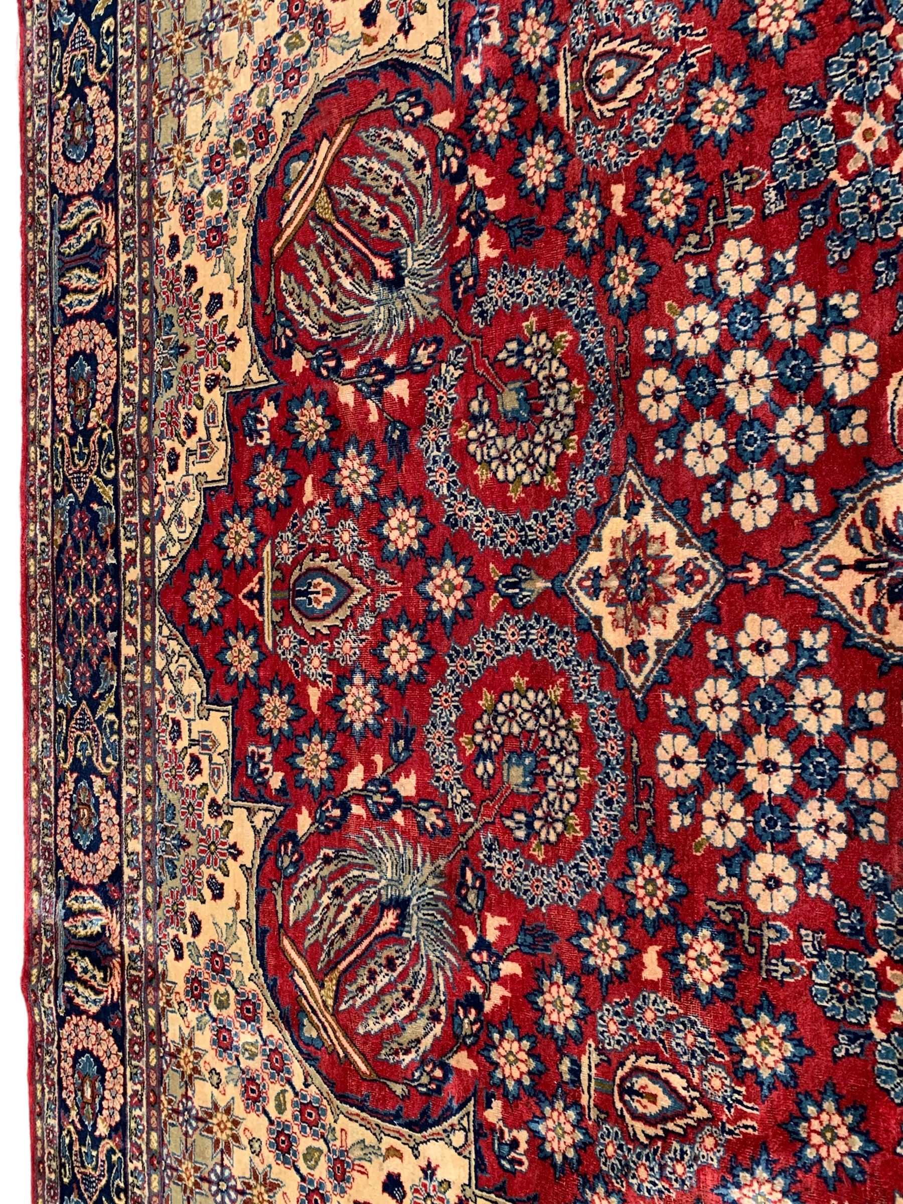 Persian red ground carpet - Image 4 of 10