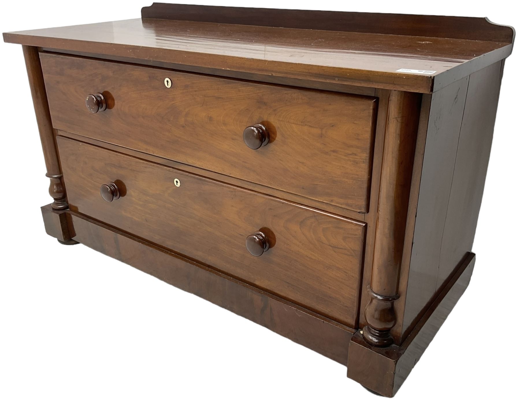 Victorian mahogany chest - Image 8 of 8