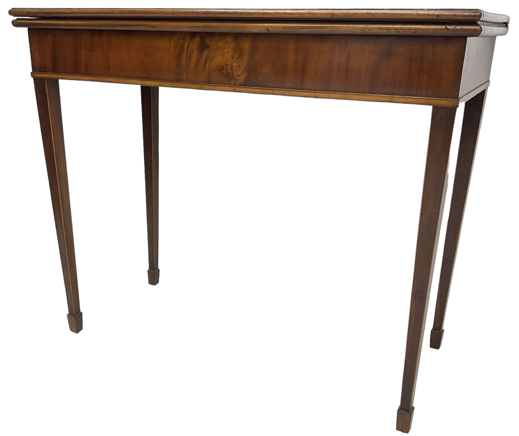 19th century mahogany card table - Image 8 of 8