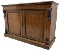 Early 19th century mahogany chiffonier sideboard