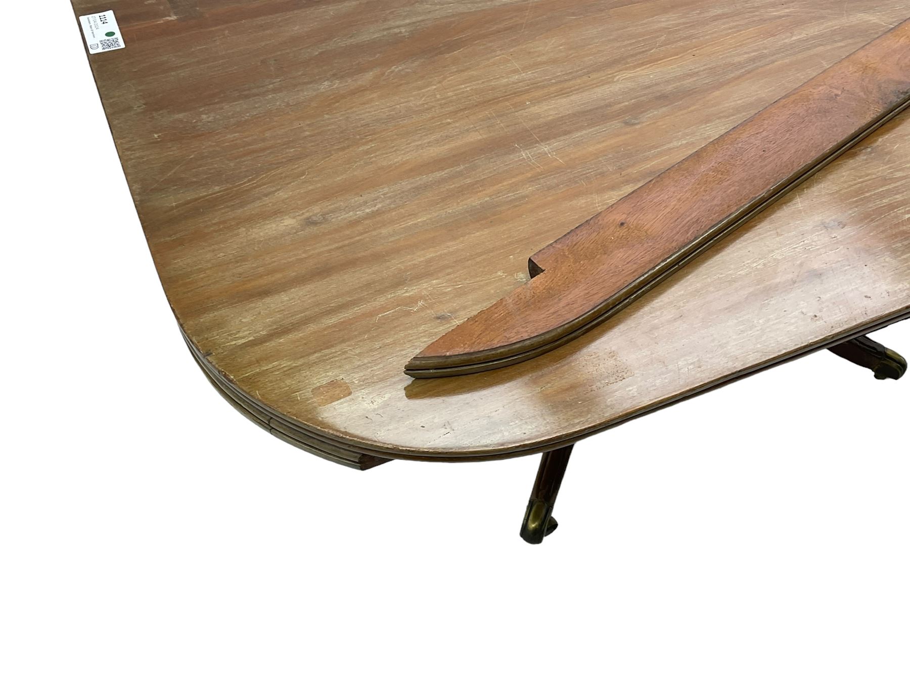 Regency mahogany dining table - Image 2 of 5