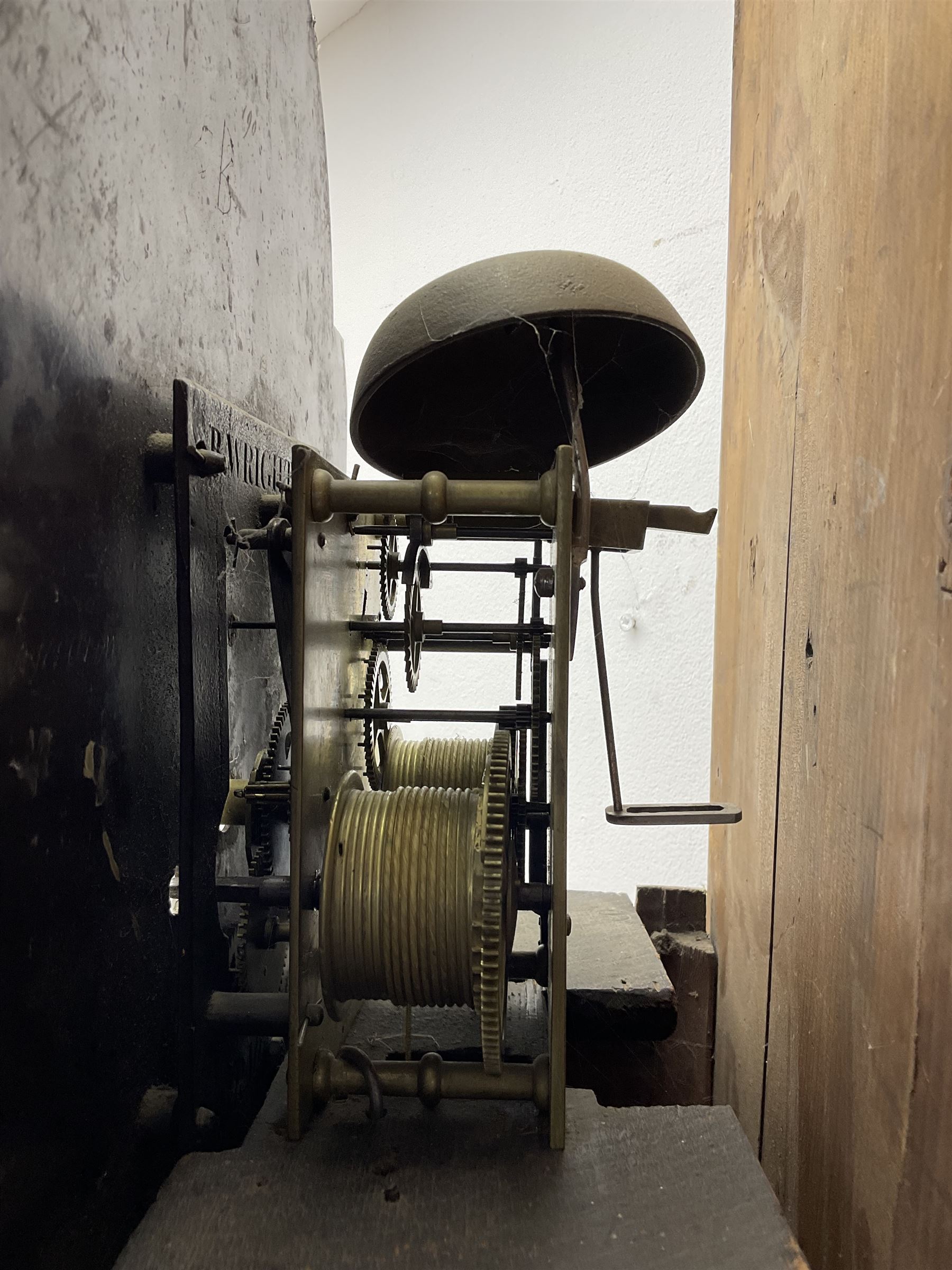 Thomas Fletcher of Gateshead (Tyne-and-Wear) Eight-day oak longcase clock c 1820 - Image 6 of 7