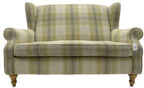 Next Home - two-seat hardwood framed wingback sofa