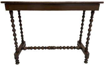 Victorian walnut stretcher table