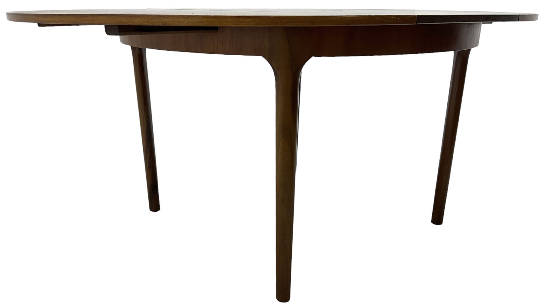 McIntosh - mid-20th century teak extending dining table - Image 7 of 7