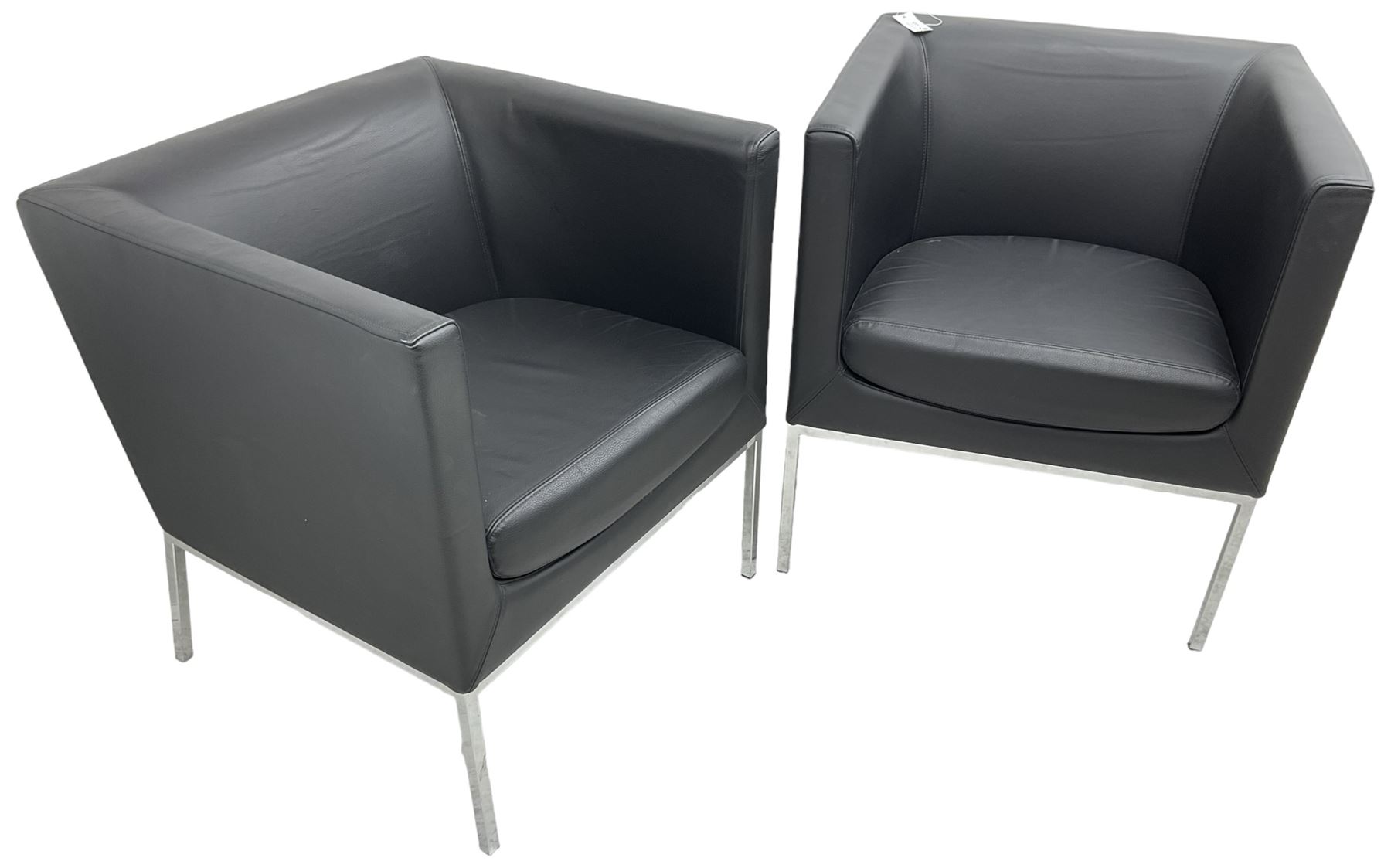 Orangebox - pair of contemporary 'Drift' tub armchairs - Image 7 of 7