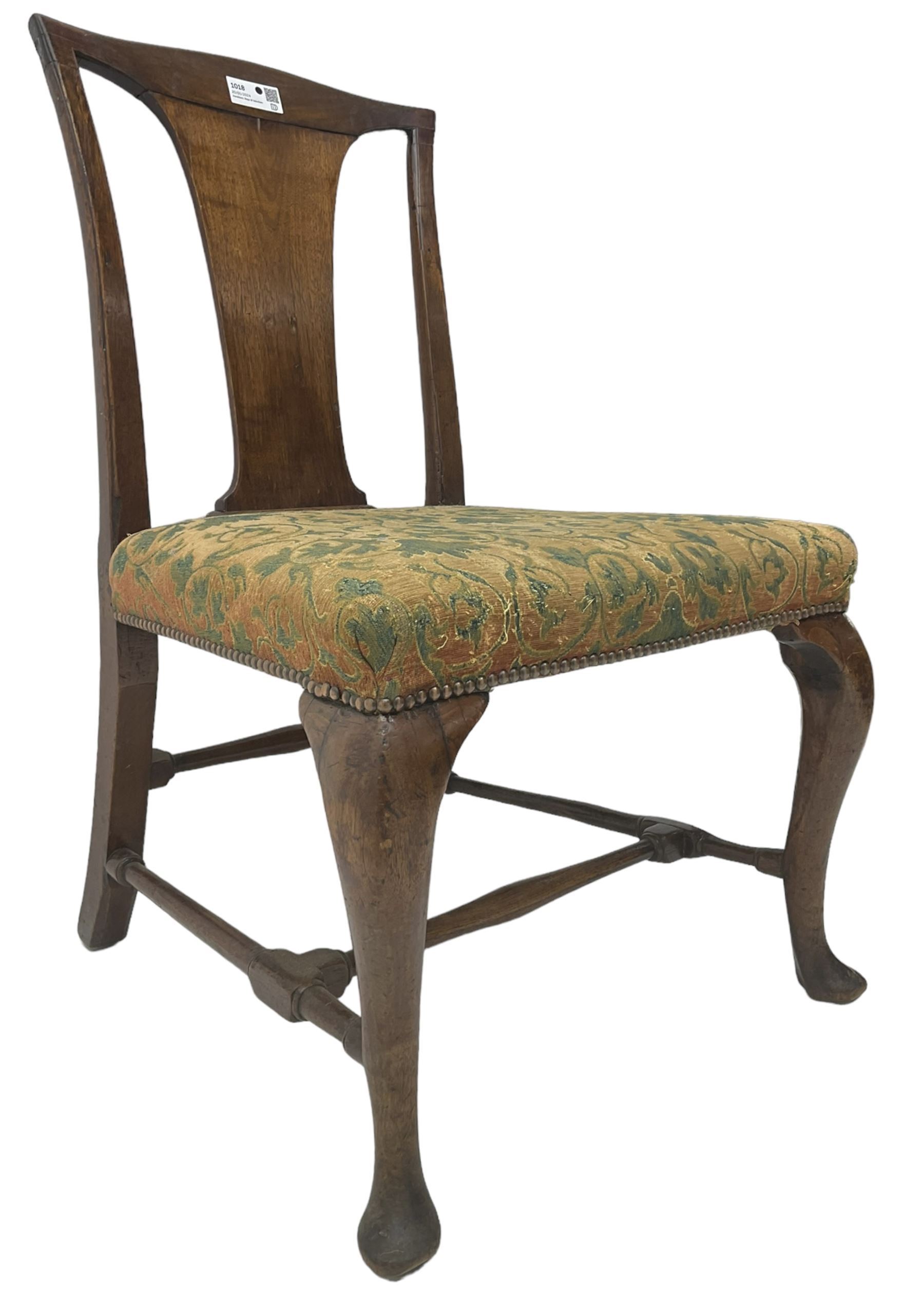 Mid-18th century mahogany side chair - Image 4 of 6