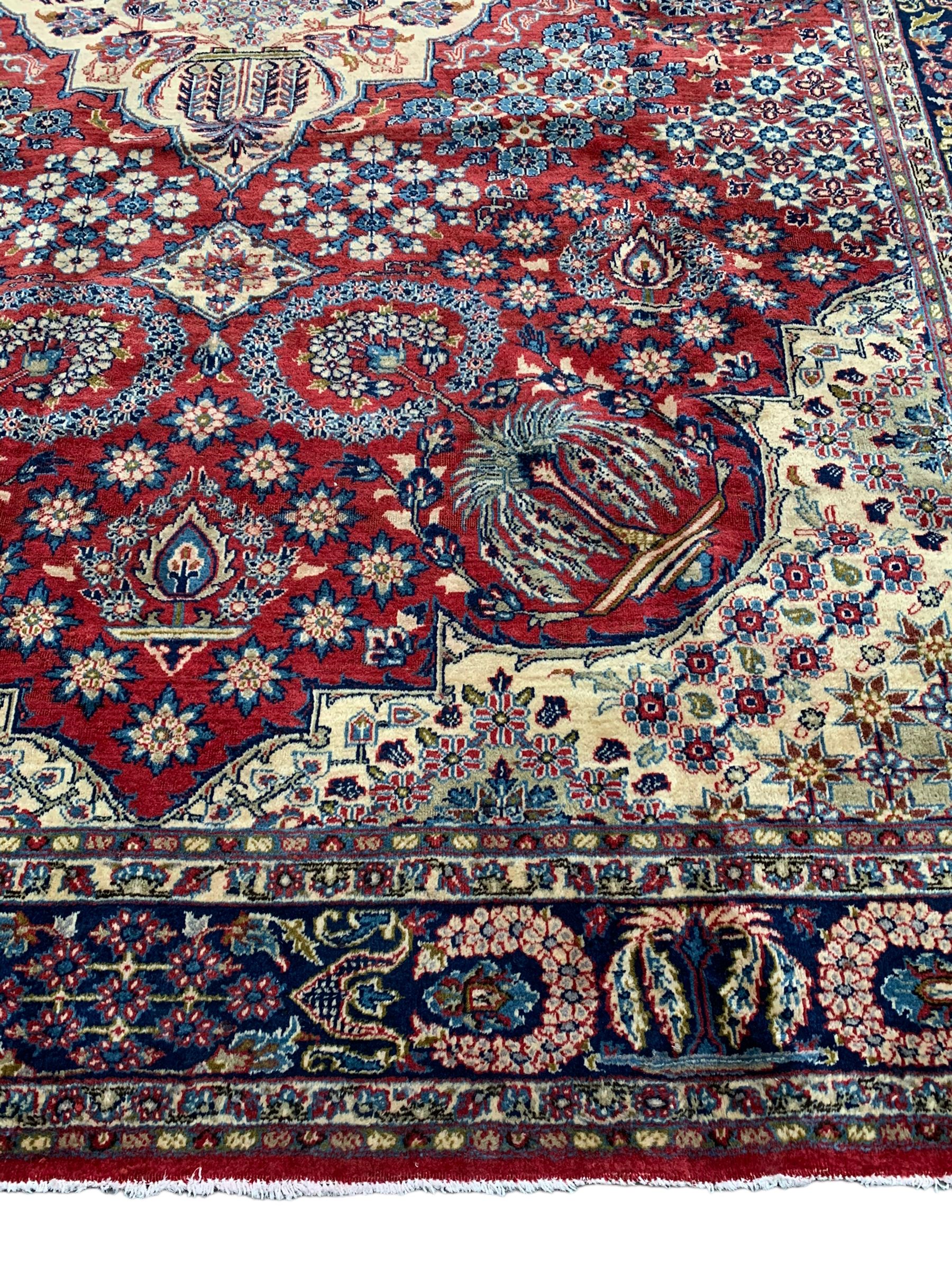 Persian red ground carpet - Image 2 of 10