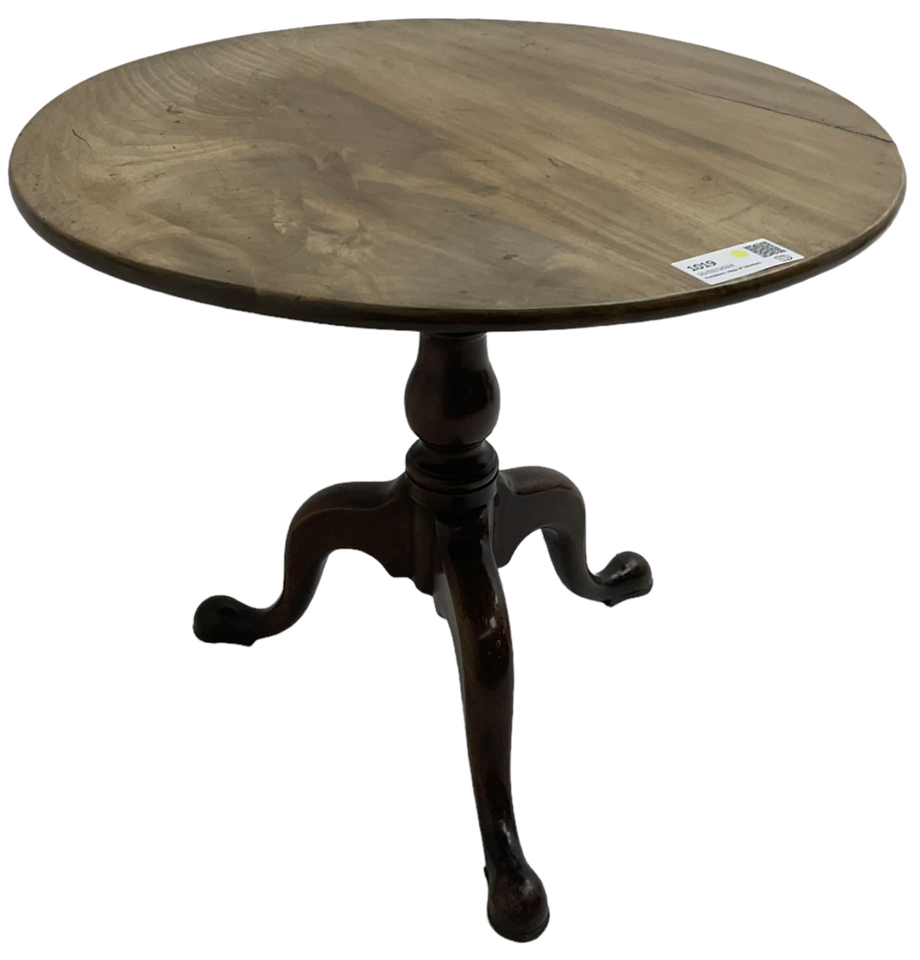 19th century mahogany pedestal table - Image 3 of 6