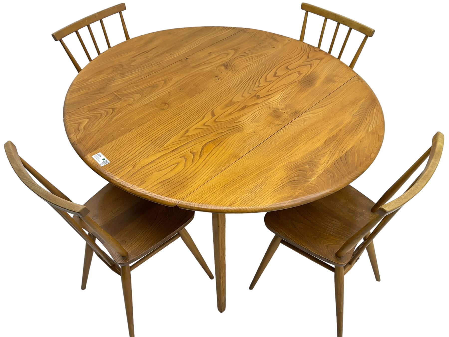 Ercol - elm and beech dining table - Image 2 of 6