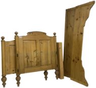 19th century pine 3' single bedstead