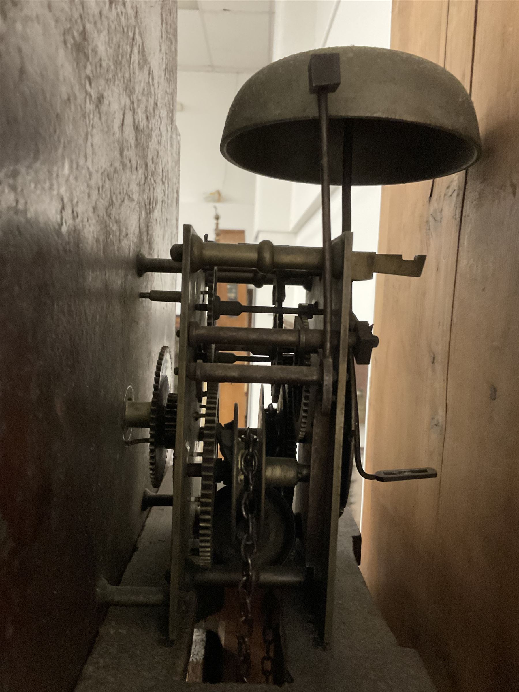 19th century - Oak cased 30-hr longcase clock - Image 6 of 6