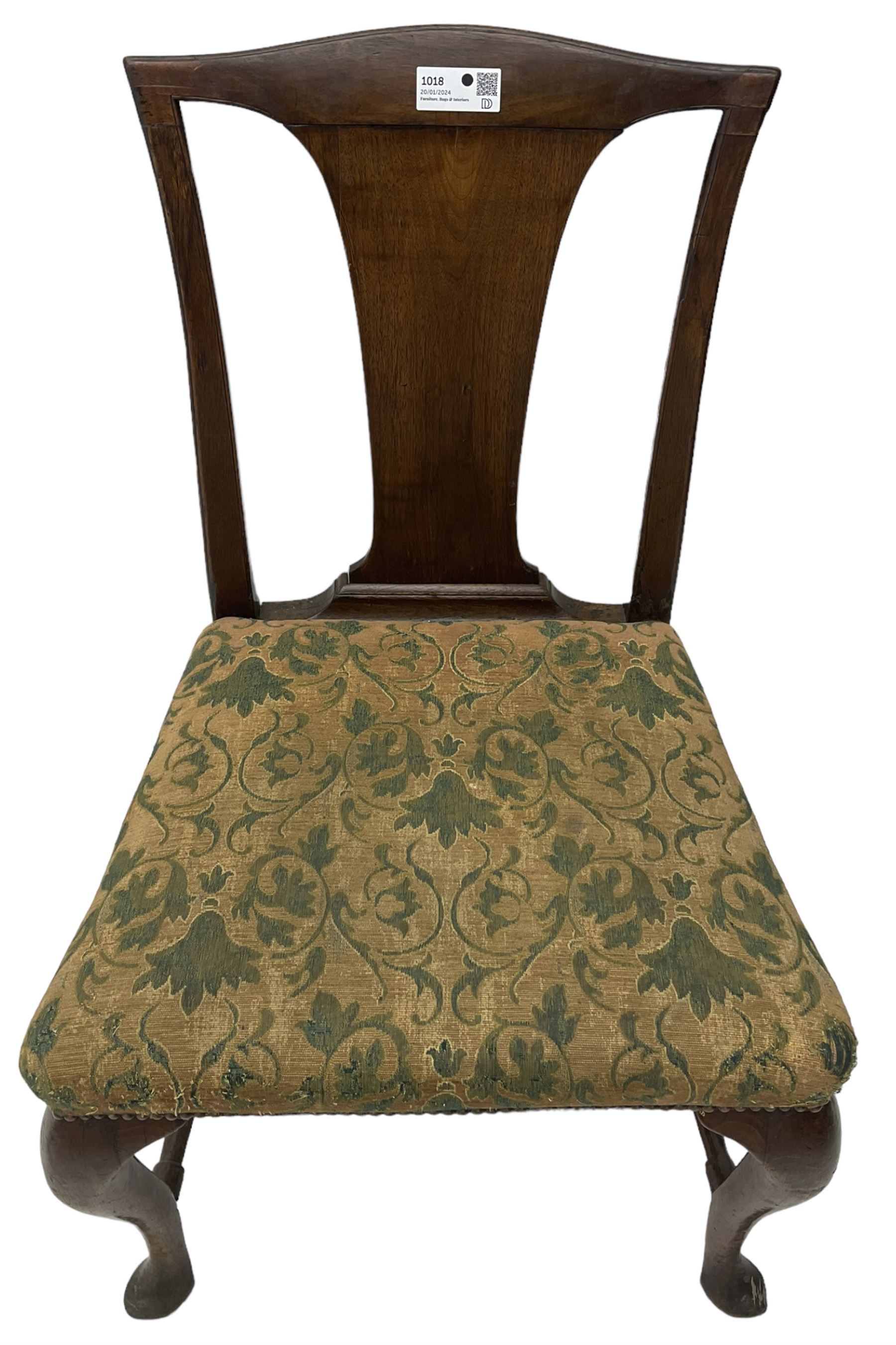 Mid-18th century mahogany side chair - Image 3 of 6