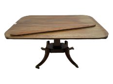 Regency mahogany dining table