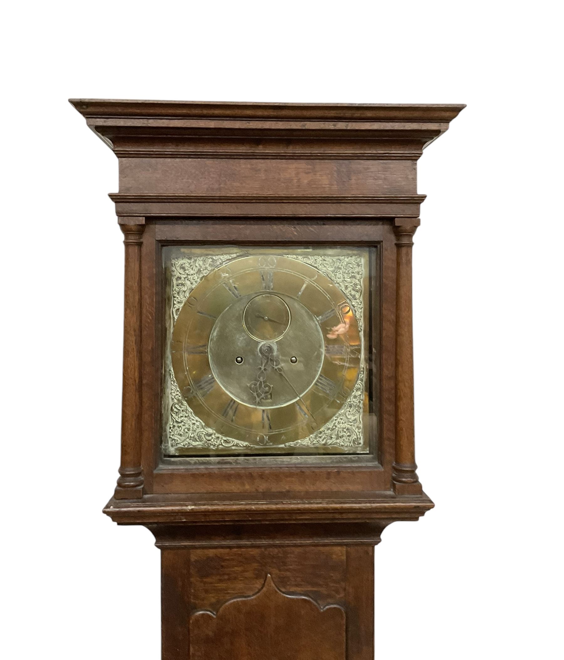 John Agar of York - late 18th century oak eight day longcase clock - Image 4 of 6