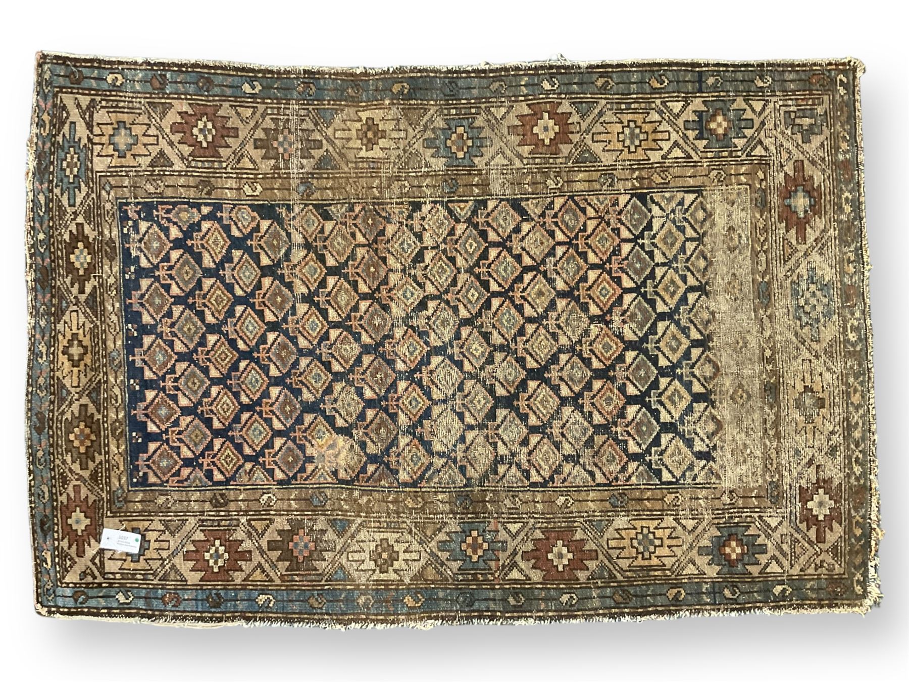 Caucasian indigo ground rug