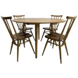 Ercol - elm and beech dining table