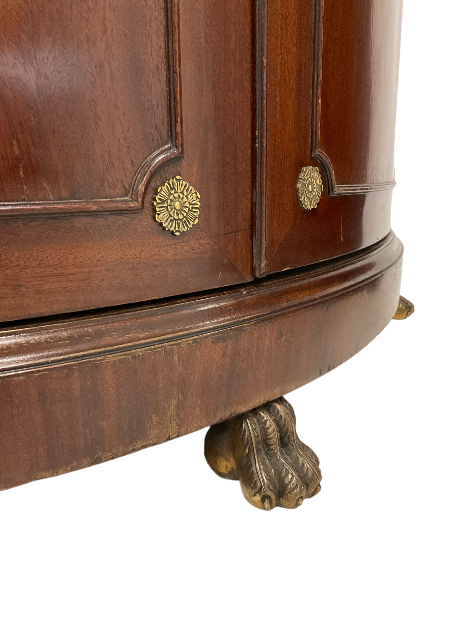 Pair of French Empire design corner cabinets - Image 2 of 10