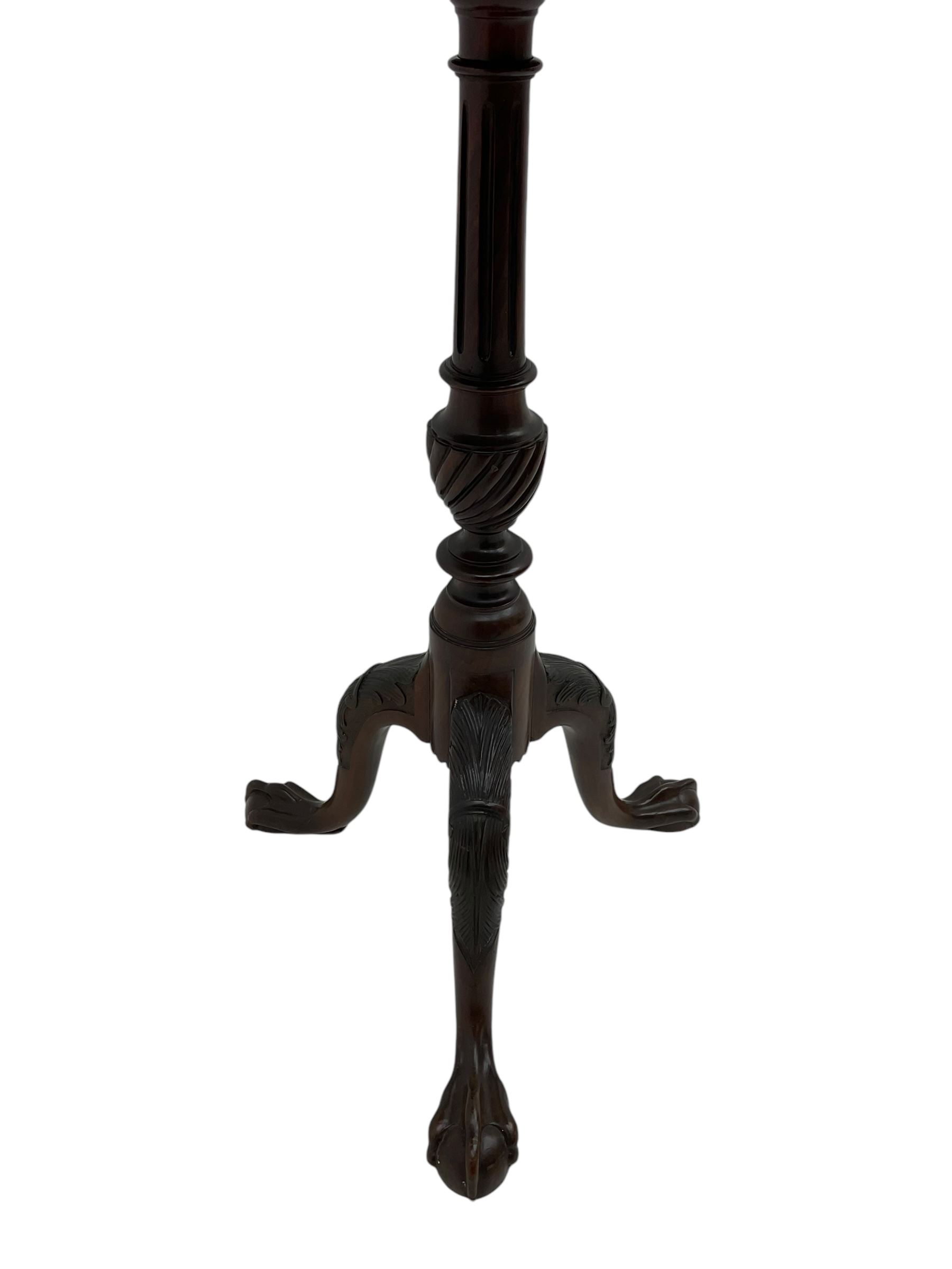 Georgian design mahogany tripod table - Image 2 of 8