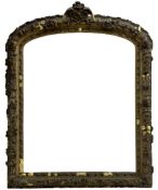 19th century giltwood and gesso moulded picture or mirror frame