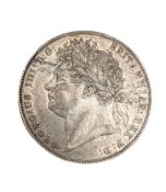 George IIII 1820 silver half crown coin