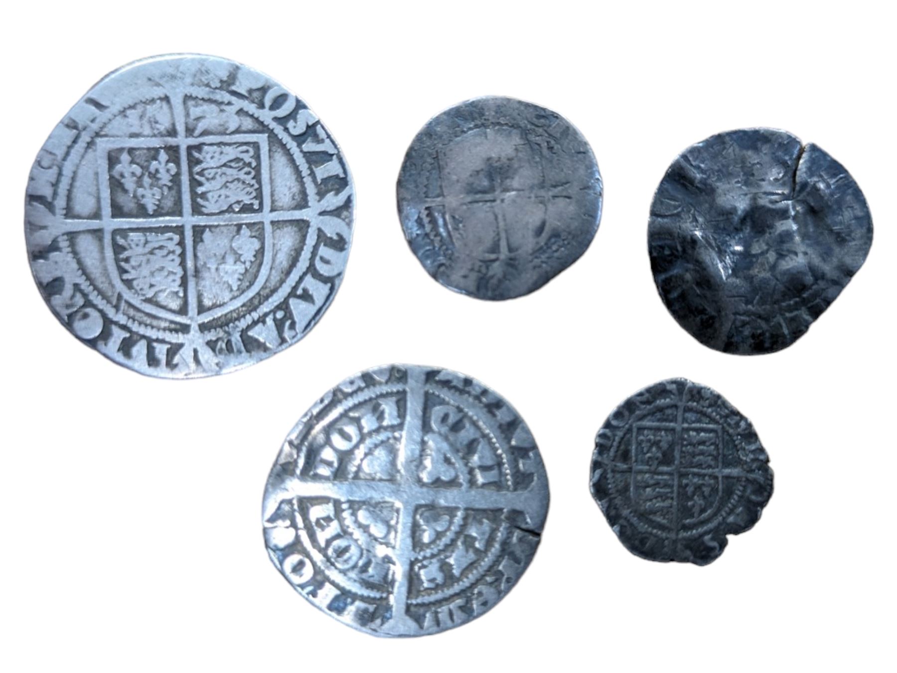 Coins including Elizabeth I 1573 sixpence and other hammered silver coins - Image 11 of 11