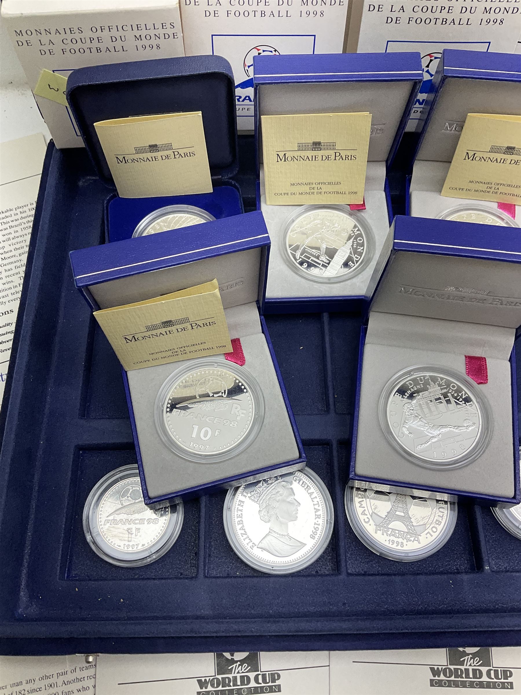 Nine commemorative coins relating to the France 1998 World Cup - Image 2 of 4