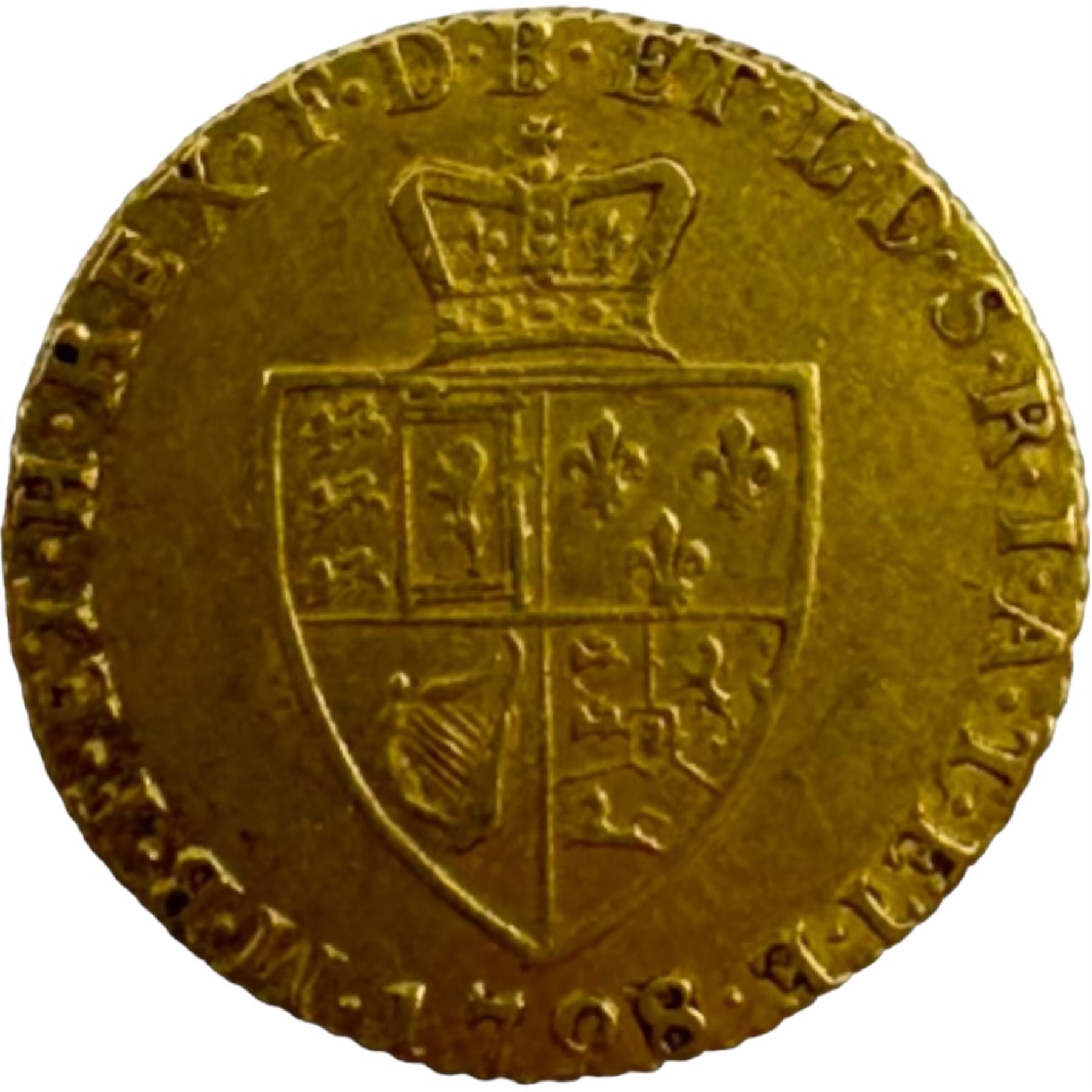 George III 1798 gold half guinea coin - Image 2 of 2