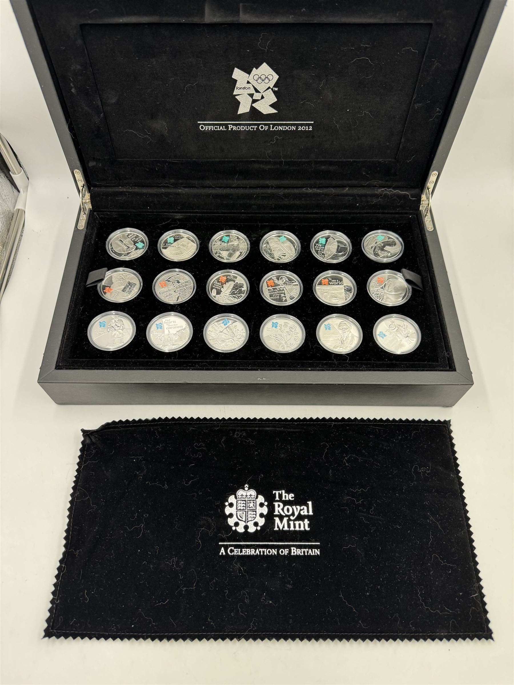The Royal Mint United Kingdom 'A Celebration of Britain' silver proof coin set - Image 3 of 4