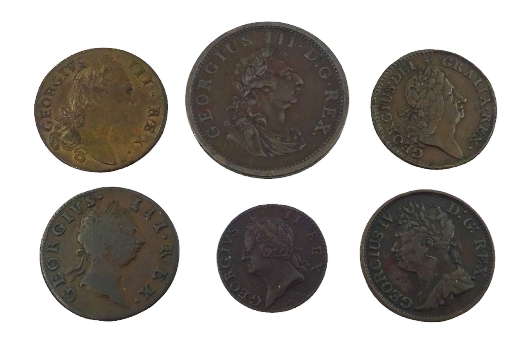 Six 18th century and later Irish coins - Image 7 of 8