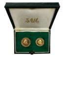 South Africa 1978 gold two coin set