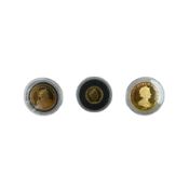 Three Queen Elizabeth II Tristan Da Cunha gold coins