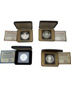 Two Commonwealth of the Bahamas 1978 silver proof ten dollars coins