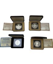 Two Commonwealth of the Bahamas 1978 silver proof ten dollars coins