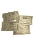 Four South Africa Anglo Boer war Government notes 28th May 1900
