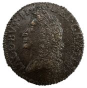 James II Irish gunmoney half crown