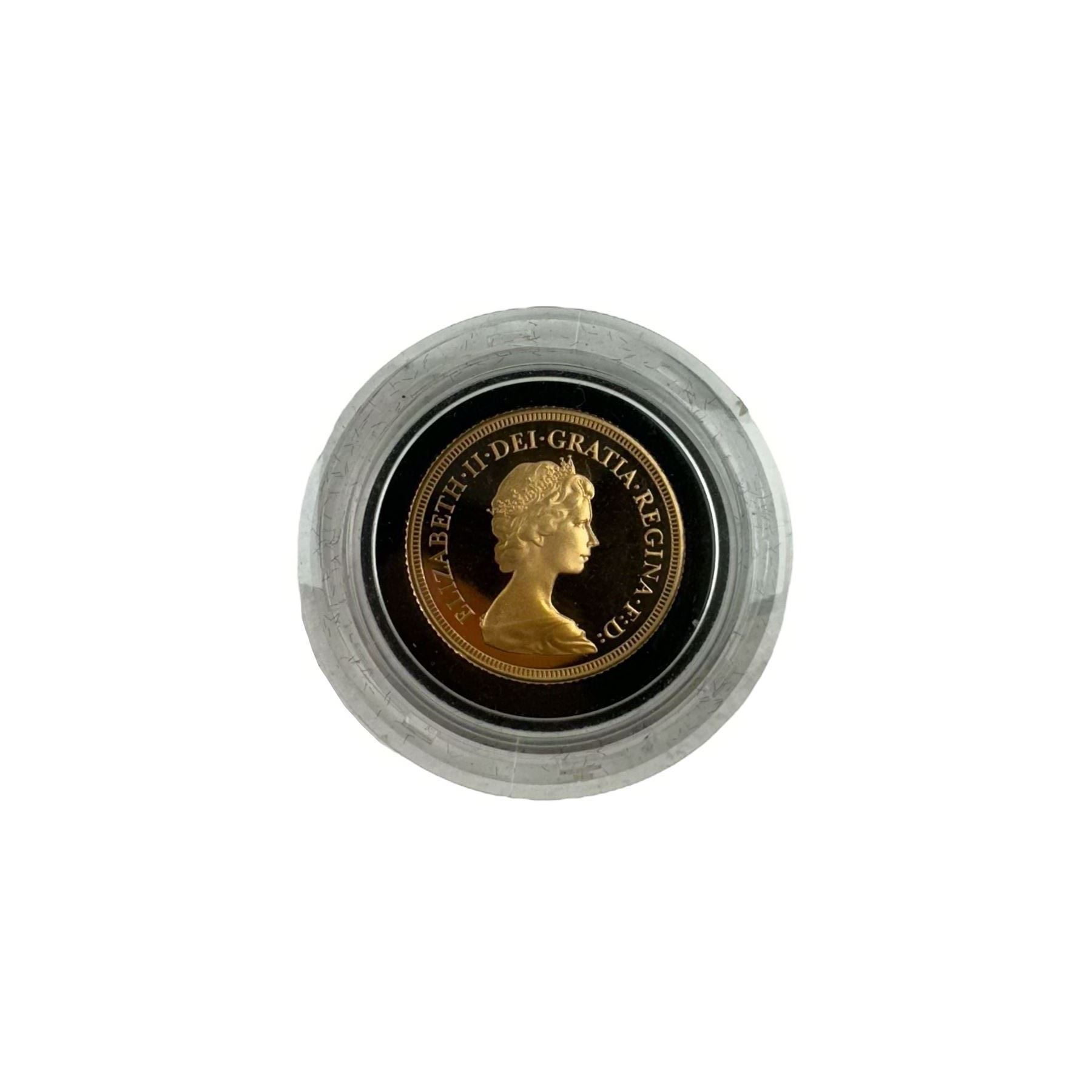 Queen Elizabeth II 1979 gold proof full sovereign coin