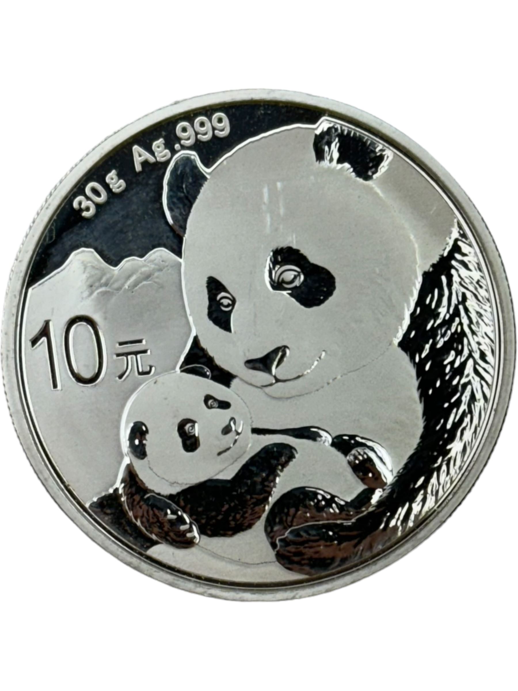 Five China 30g fine silver Panda coins - Image 6 of 7